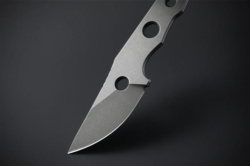 Petrified Fish Bison PFE13W - 2.4" 14C28N Stonewashed Blade