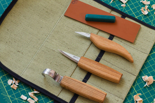 BeaverCraft S17 - Extended Spoon and Whittle Knife Set