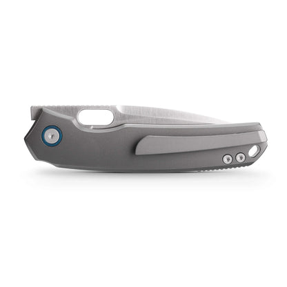 Vosteed Psyop A2204 - 3.32" Elmax Satin Blade, Titanium Handle
