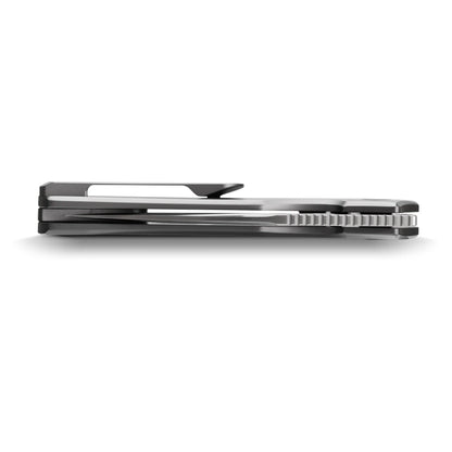 Vosteed Psyop A2204 - 3.32" Elmax Satin Blade, Titanium Handle