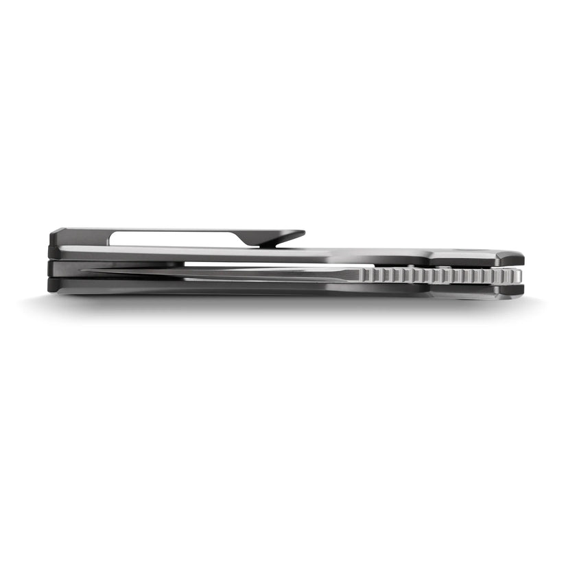 Vosteed Psyop A2204 - 3.32" Elmax Satin Blade, Titanium Handle