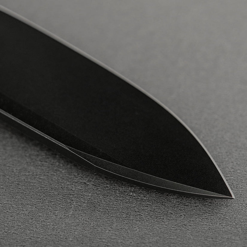 Vosteed Raccoon V Vanchor Lock A4004 - 3.22" M390 Black Stonewash Blade, Titanium Handle