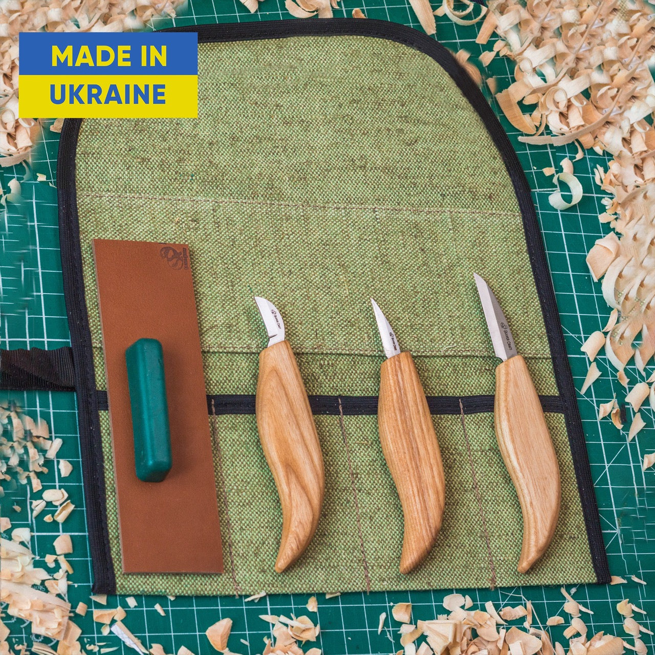 BeaverCraft S15 - Starter Chip Carving and Whittling Knife Set