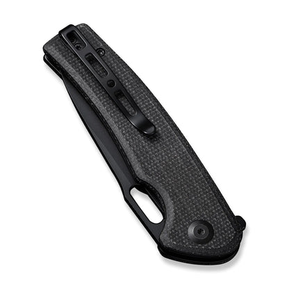 Sencut Vesperon Black S20065-3 - 3.35" Black 9Cr18MoV, Black Micarta