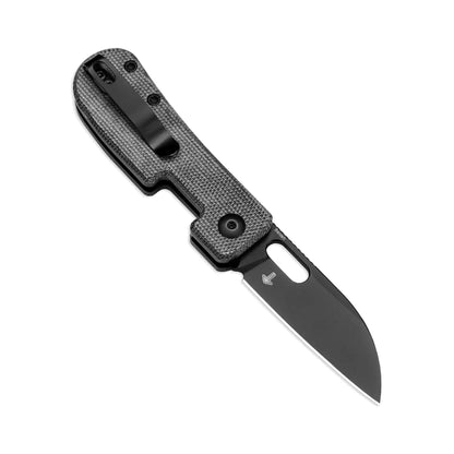 Kizer Banish - 2.32" 154CM Black Stonewashed Blade, Black Micarta Handle - V2676C1