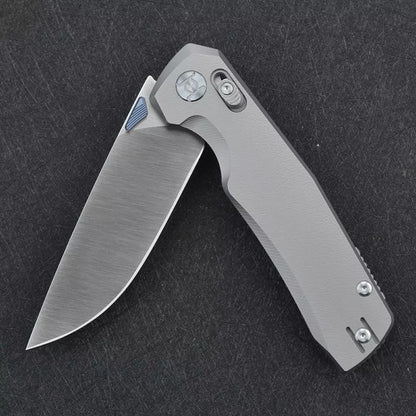 Kunwu Knives X-TAO - Elmax Blade, XT Bar Lock, Titanium Handles - X703T