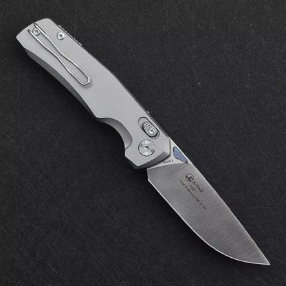 Kunwu Knives X-TAO - Elmax Blade, XT Bar Lock, Titanium Handles - X703T