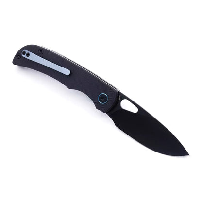 Miguron Knives Moyarl - 3.5" 14C28N Black PVD Blade, Black G10 Handle