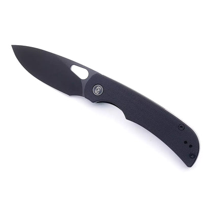 Miguron Knives Moyarl - 3.5" 14C28N Black PVD Blade, Black G10 Handle
